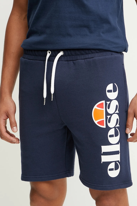 Kratke hlače Ellesse Bossini Fleece Short print mornarsko plava SHS08748
