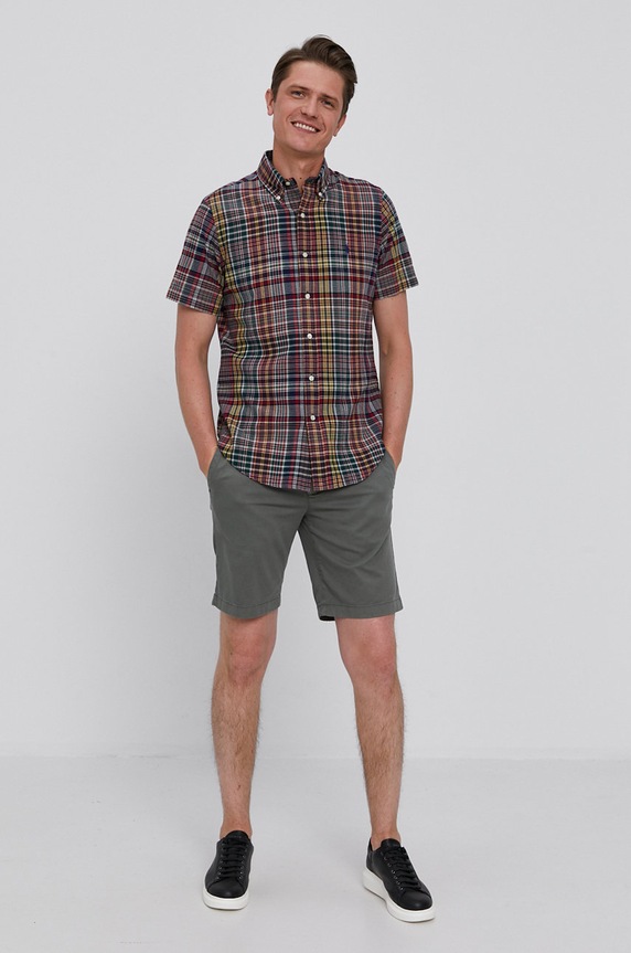 Marc O'Polo Szorty M24010815054 zielony AA00