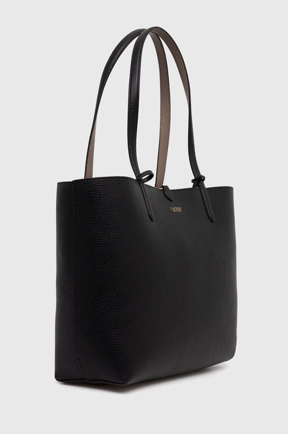 Oboustranná kabelka Lauren Ralph Lauren 431795329001 černá AA00