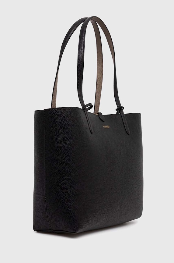 Oboustranná kabelka Lauren Ralph Lauren 431795329001 černá AA00