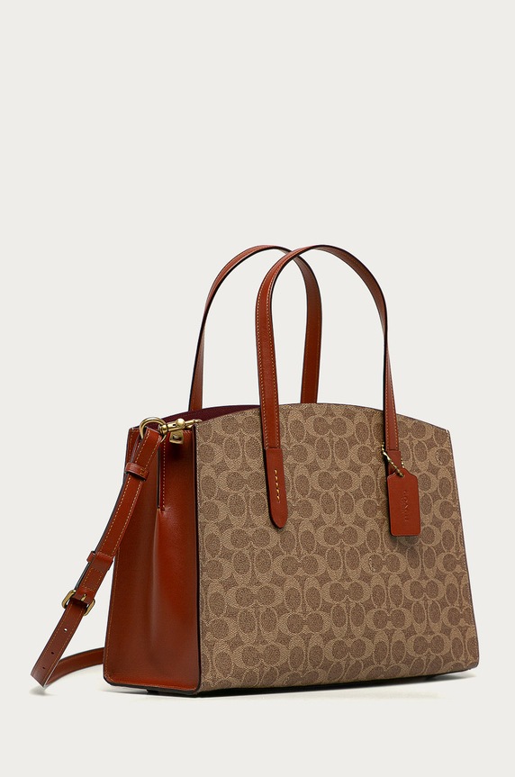 Doplňky Kožená kabelka Coach 31210 hnědá