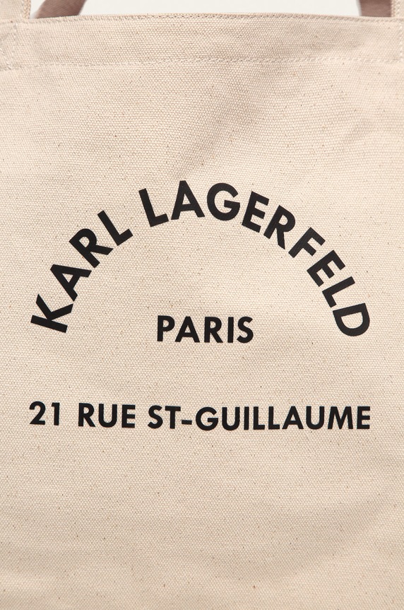 Karl Lagerfeld - Τσάντα 201W3138 μπεζ AW24