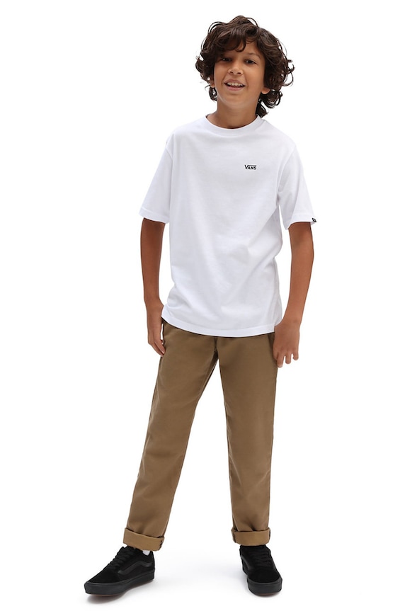 Vans - Dětské tričko 129-173 cm kulatý bílá VN0A4MQ3WHT1