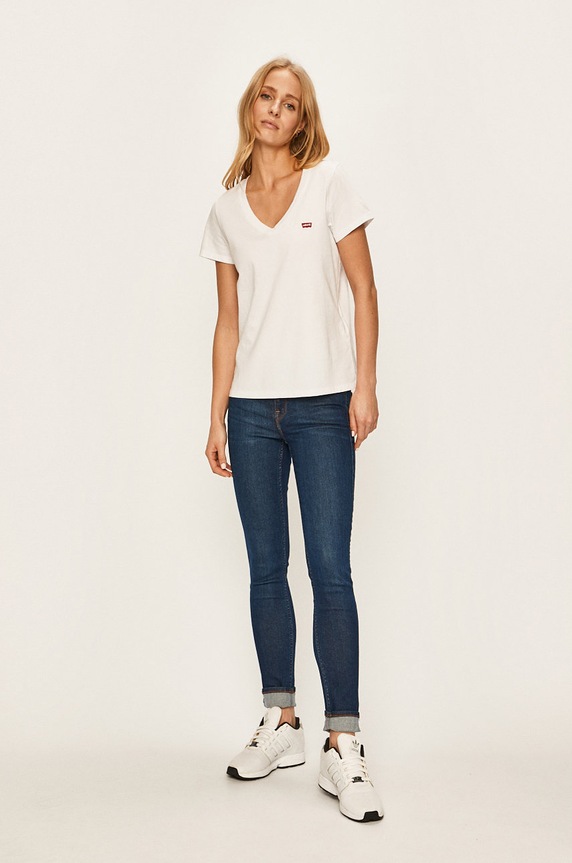 Levi's μπλουζάκι 85341.0002 λευκό SS22