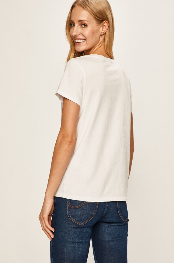 Ρούχα Levi's μπλουζάκι 85341.0002 λευκό