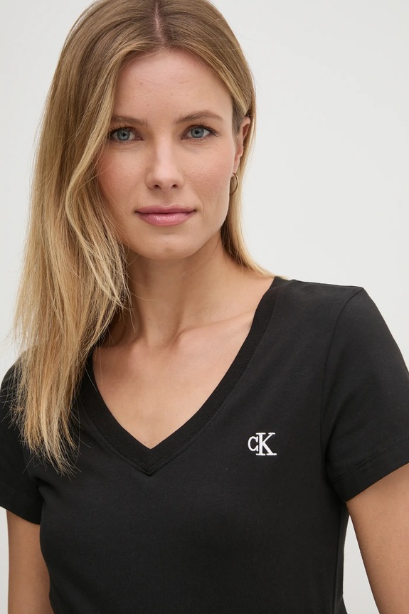 Calvin Klein Jeans tricou negru J20J213716