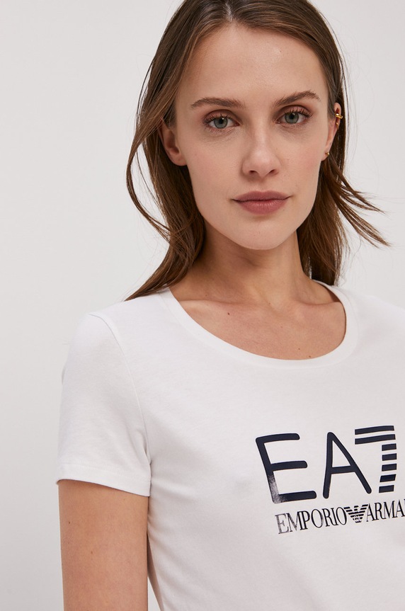 EA7 Emporio Armani - T-shirt 8NTT63.TJ12Z biały 8NTT63.TJ12Z
