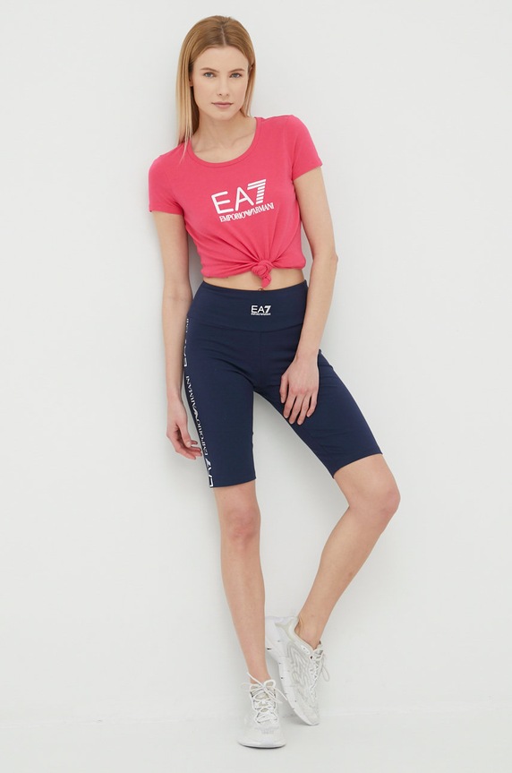 EA7 Emporio Armani - T-shirt 8NTT63.TJ12Z 8NTT63.TJ12Z fioletowy AA00