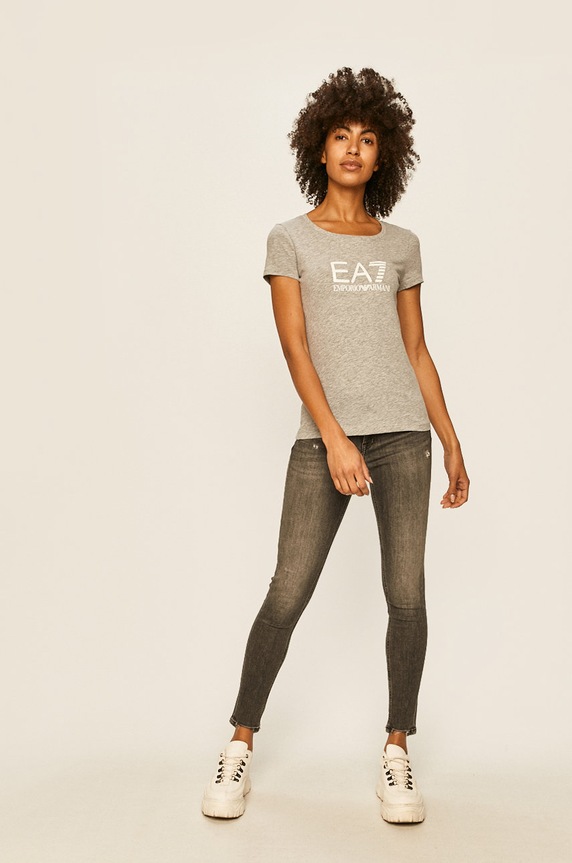 EA7 Emporio Armani - Tričko 8NTT63.TJ12Z sivá AA00