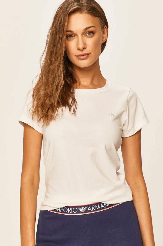 Calvin Klein Underwear - T-shirt CK One (2-pack) biały 000QS6442E