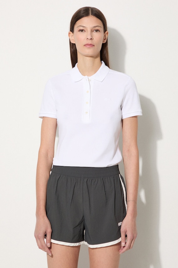 Поло Lacoste гладкий білий PF5462