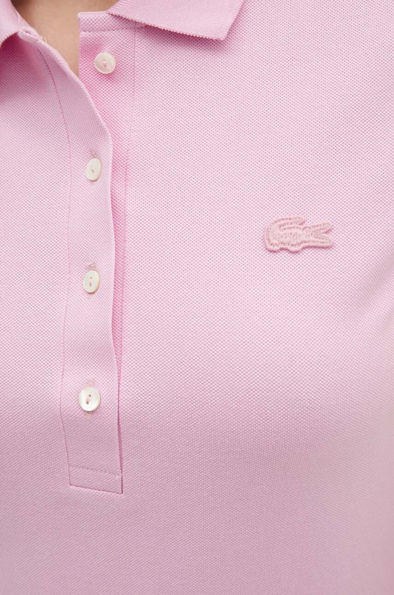 Polo tričko Lacoste PF5462 růžová