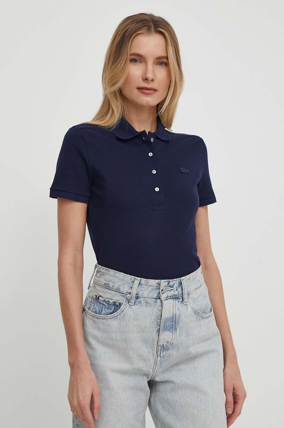 Πόλο Lacoste σκούρο μπλε PF5462