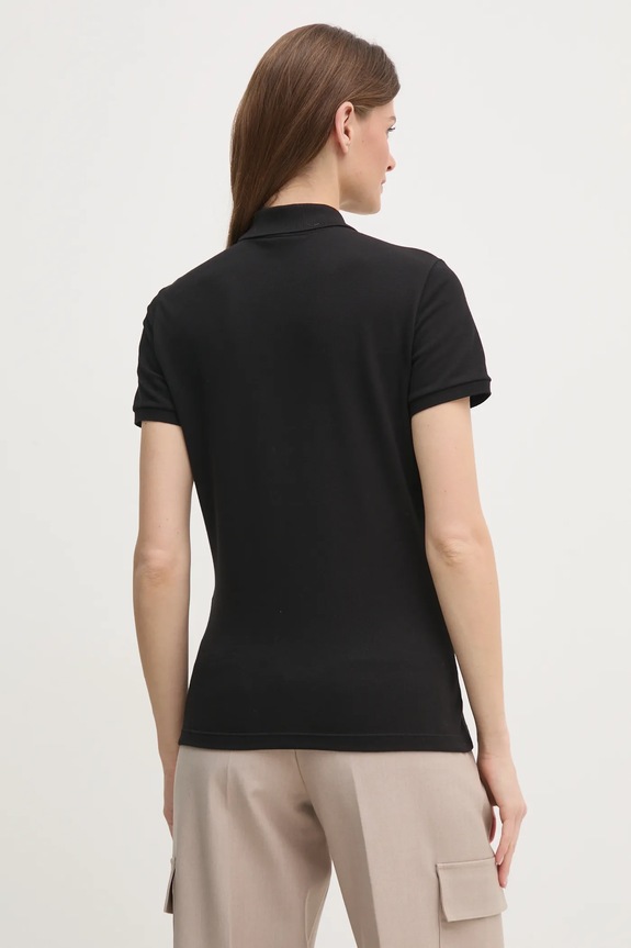 Ρούχα Πόλο Lacoste PF5462 μαύρο