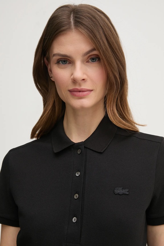 Πόλο Lacoste μαύρο PF5462