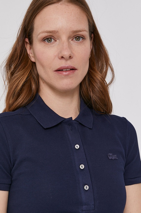 Polo tričko Lacoste tmavomodrá PF5462