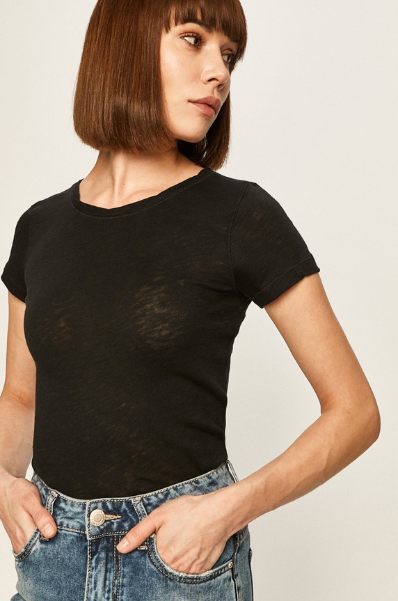 Marc O'Polo - T-shirt czarny B01226151115