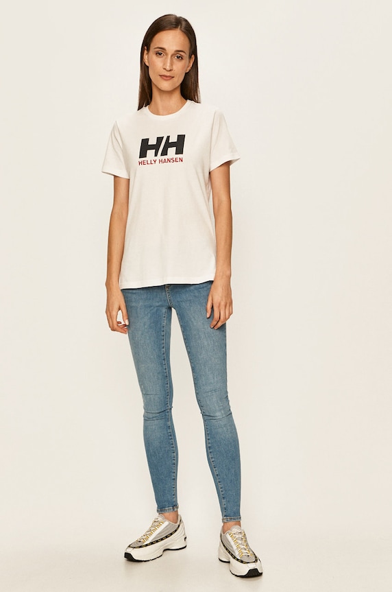 Helly Hansen pamut póló 34112 fehér AW23