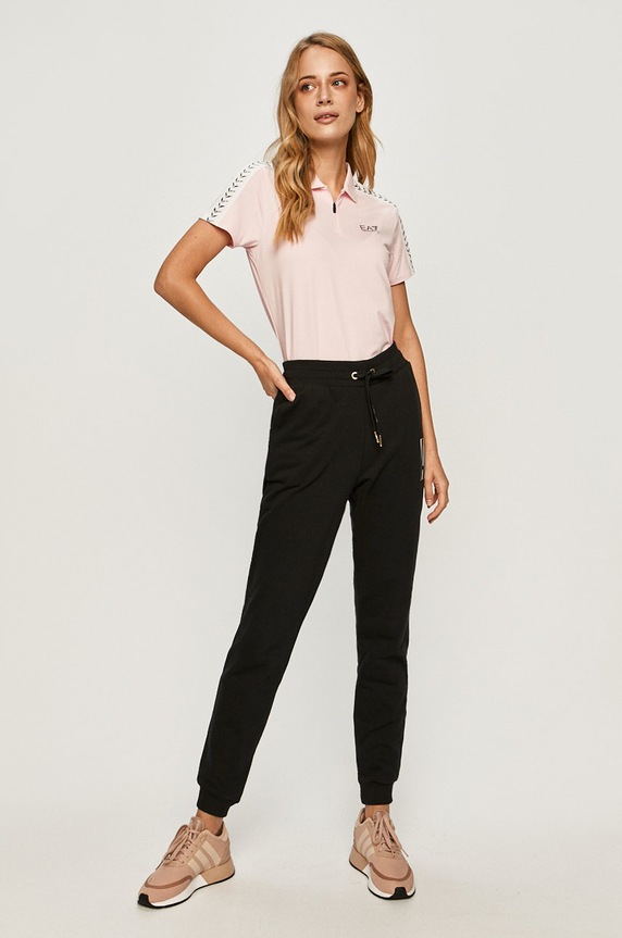EA7 Emporio Armani - Tričko 3HTF52.TJ56Z ružová SS20