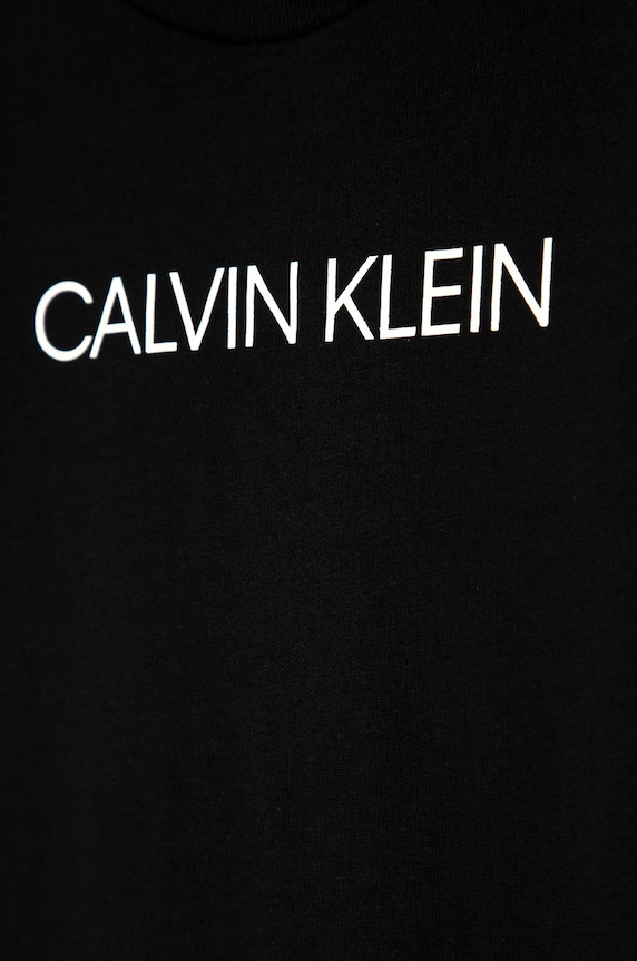 Deklice Calvin Klein Jeans otroška majica 104-176 cm IG0IG00380 črna