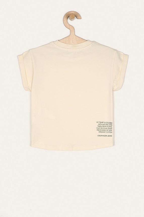 Calvin Klein Jeans - T-shirt dziecięcy 104-176 cm IG0IG00522 IG0IG00522 beżowy SS20