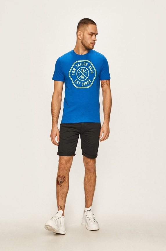Tom Tailor Denim - T-shirt 1016155 niebieski AA00