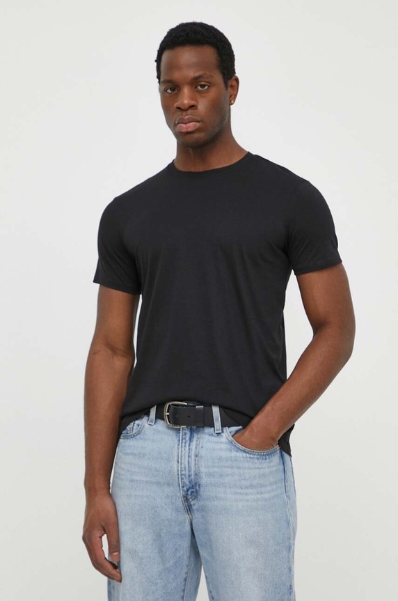 Armani Exchange – T-shirt bawełna czarny 8NZT74.ZJA5Z