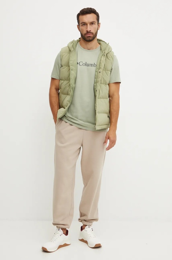 Columbia t-shirt CSC Basic Logo 1680053. zielony AW25