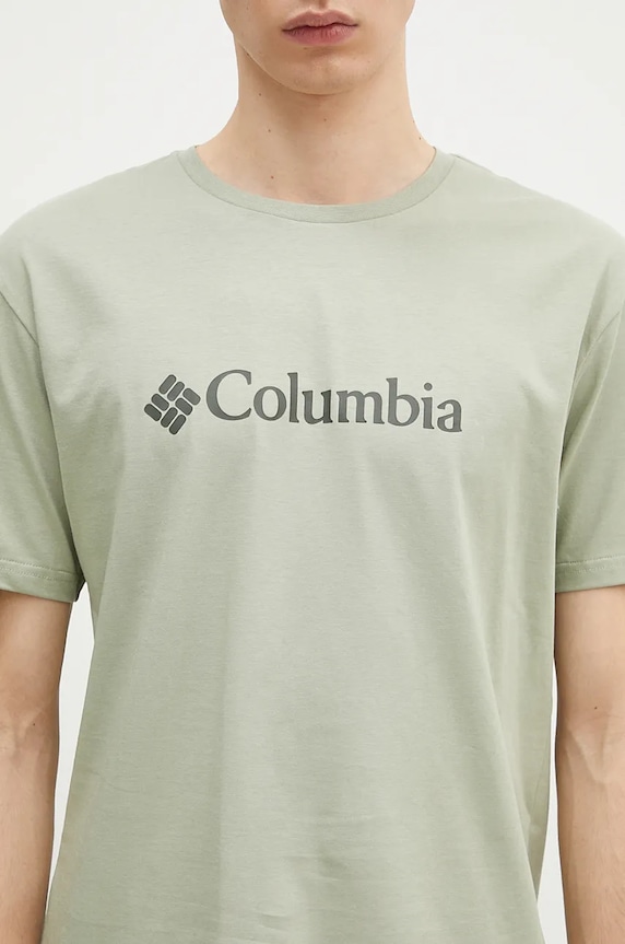 Columbia t-shirt CSC Basic Logo verde 1680053.