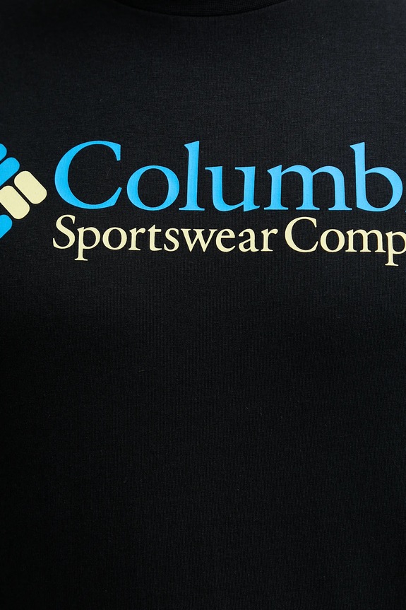 Μπλουζάκι Columbia CSC Basic Logo 1680053. μαύρο