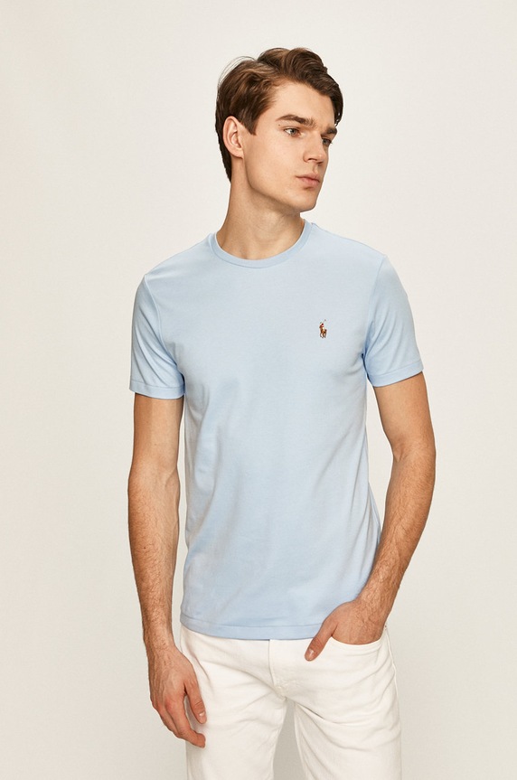 Polo Ralph Lauren - T-shirt 710740727005 bawełna niebieski 710740727005