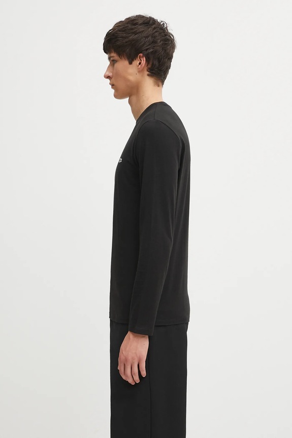 Lacoste longsleeve shirt TH6712. black AW25