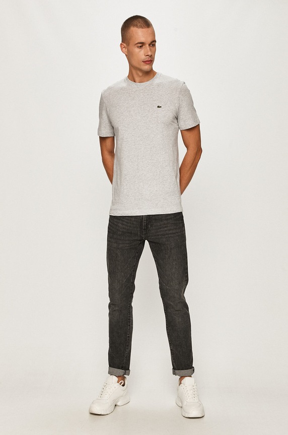 Lacoste tričko pánské bavlněné TH2038 fialová AW24