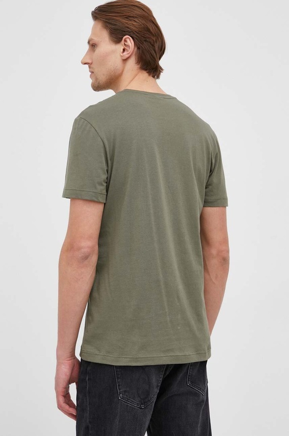Clothing Lacoste t-shirt cotton Men's TH2038 green