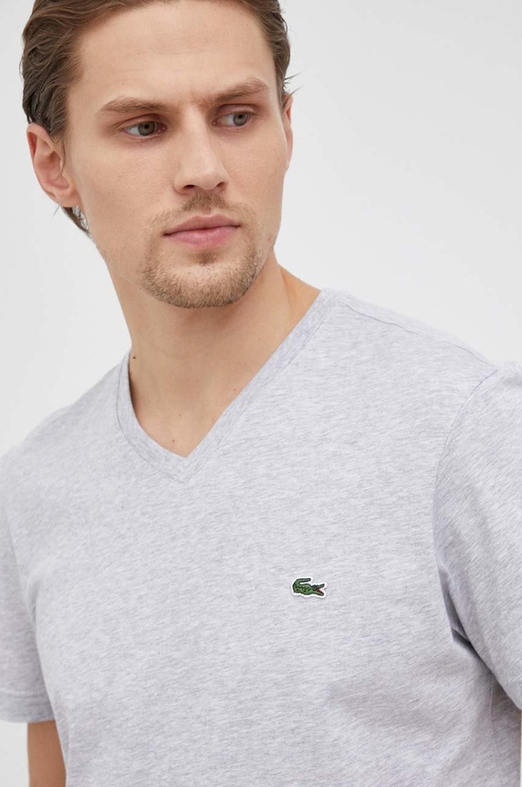 Lacoste - t-shirt szürke TH2036