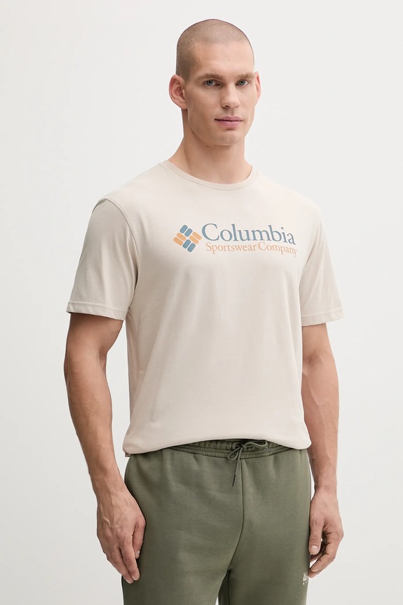 Majica kratkih rukava Columbia Planet friendly bež 1680053