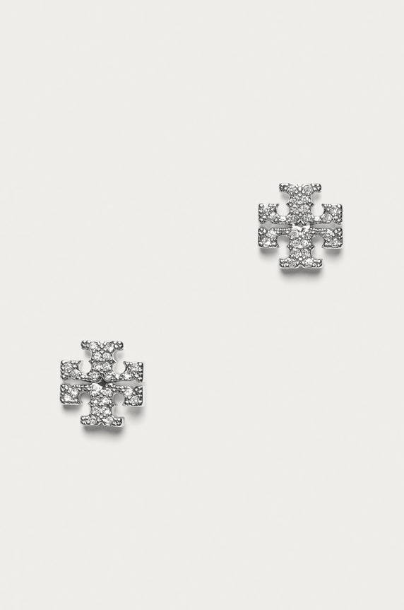 Tory Burch - Kolczyki KIRA PAVE STUD srebrny 53423