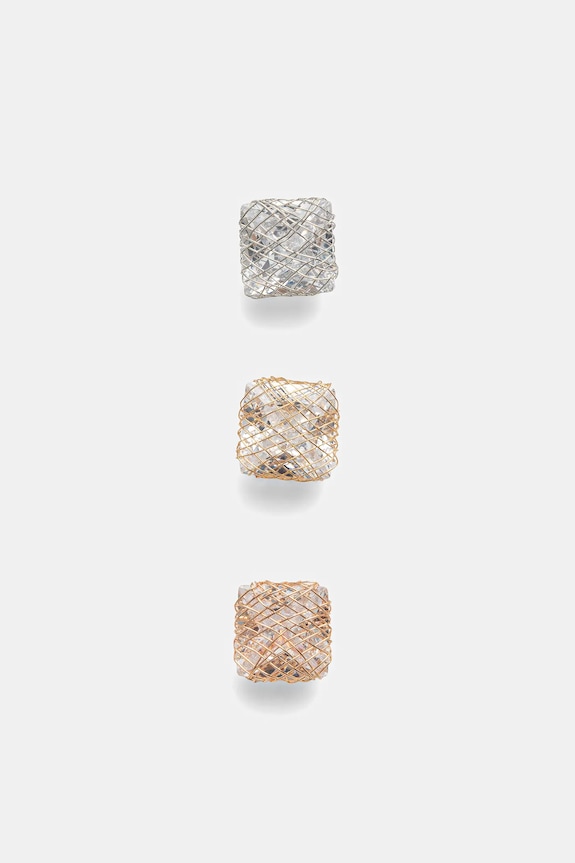 Aldo Kolczyki (3-pack) cyrkonia srebrny DOLONNA.962