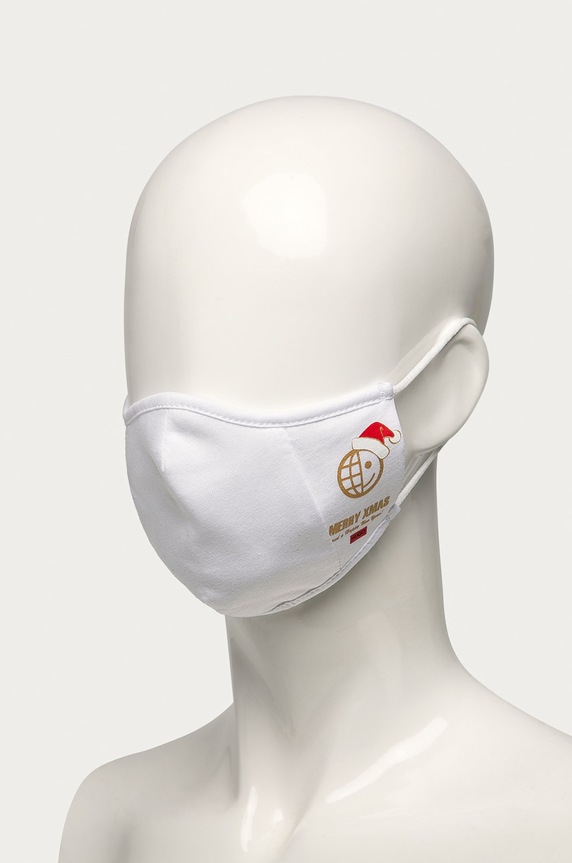 Hugo - Επαναχρησιμοποιήσιμη προστατευτική μάσκα 50460137 λευκό SS21