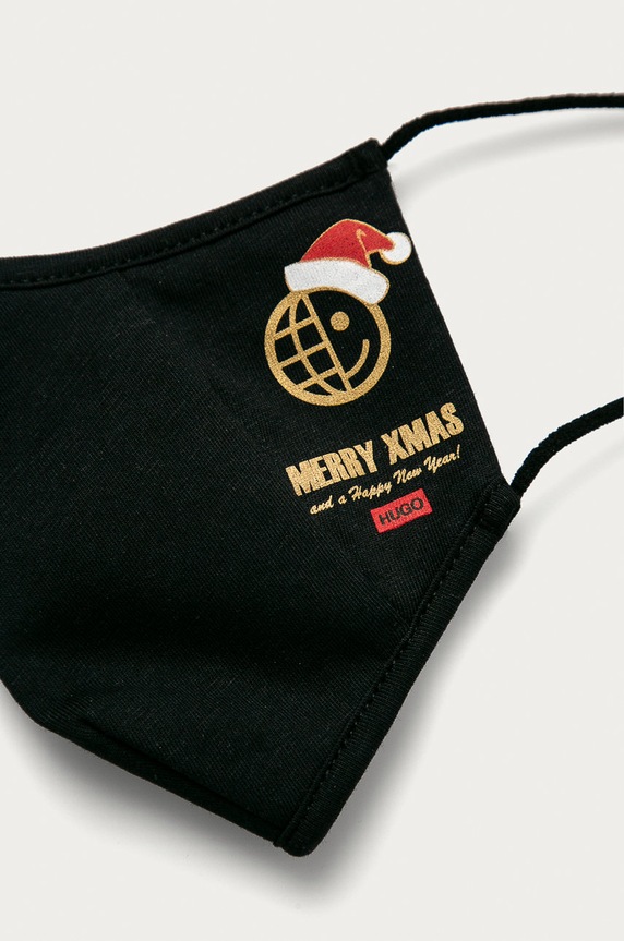 Doplnky Hugo - Ochranné rúško na viacnásobné použitie 50460137 čierna