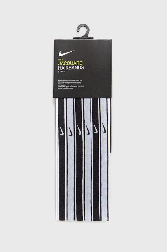 Nike Zestaw opasek sportowych (6-pack) trening biały N.100.2021.176.OS