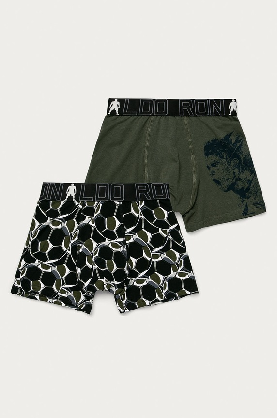 CR7 Cristiano Ronaldo - Παιδικά μποξεράκια (2-pack) εφαρμοστό σορτς μπόξερ πολύχρωμο 8400.51.565