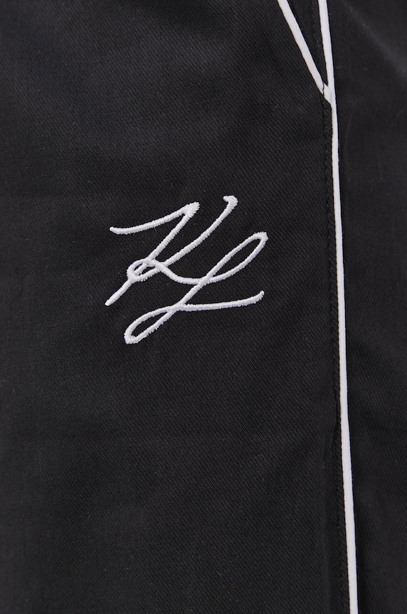 Karl Lagerfeld Spodnie piżamowe 211W2121 czarny 211W2121