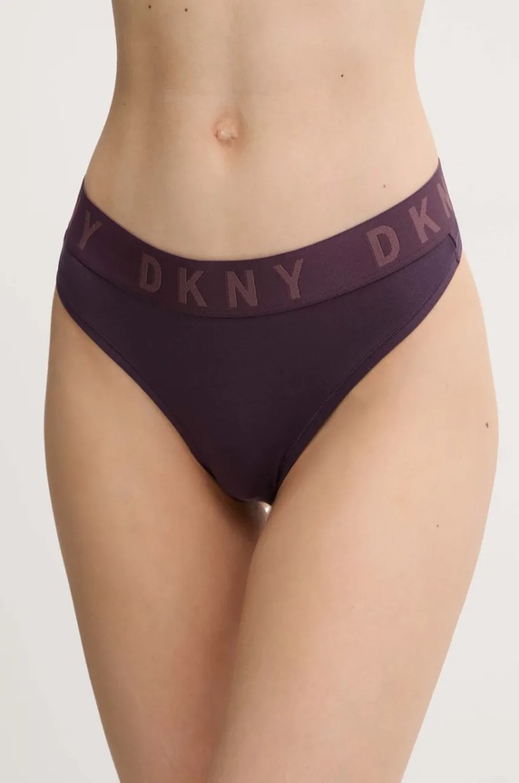Dkny stringi fioletowy DK4529
