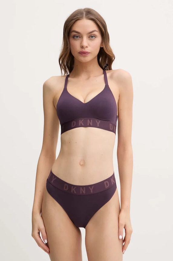 Odzież Dkny stringi DK4529 fioletowy
