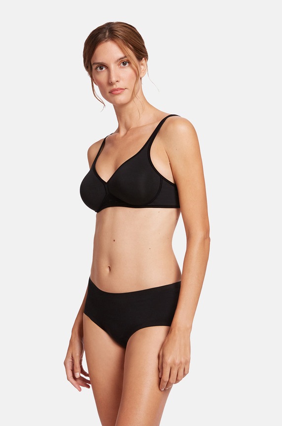 Wolford - Figi Cotton Contour dzianina czarny 69727