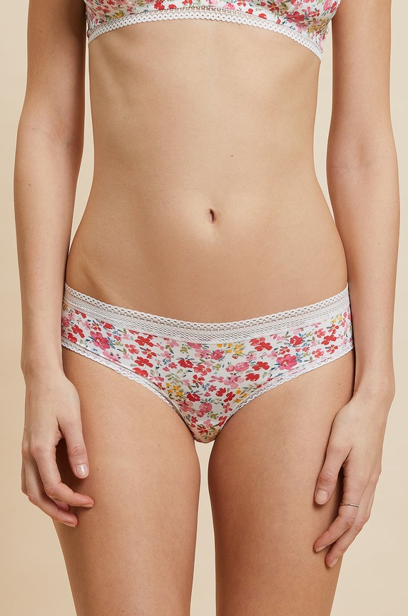 Etam Figi Look Print dzianina biały 652562239
