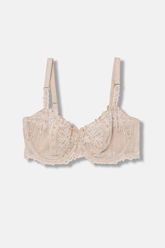 Chantelle biustonosz koronka beżowy C26050.097