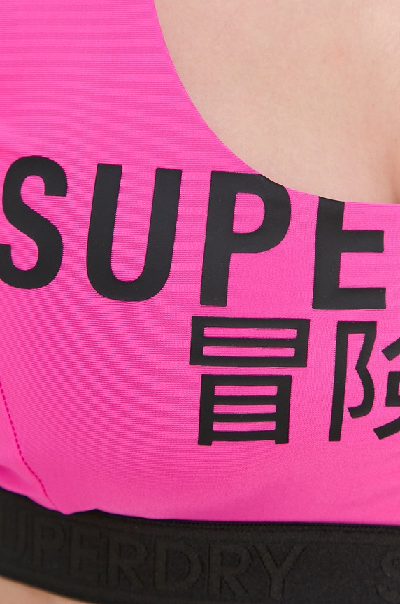 Bikini top Superdry ροζ W3010211A.5HB
