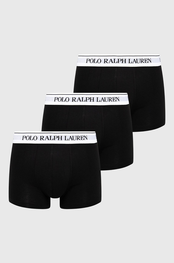 Polo Ralph Lauren Bokserki (3-pack) 714830299008 dzianina czarny 714830299008